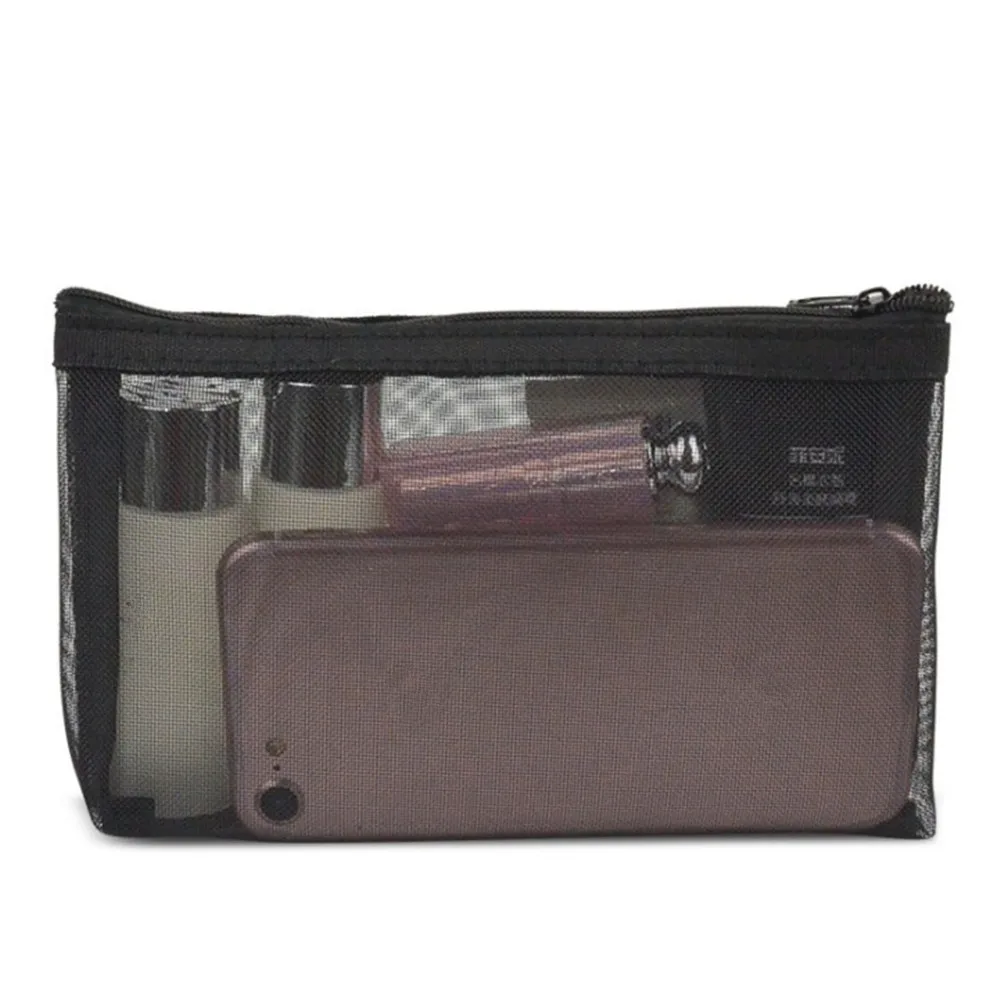 

Women Small Cosmetic Bag Portable Zipper Travel Washing Toiletries Storage Bag Female Beauty Make Up Cases Organizer Pouch