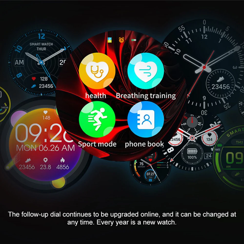 

LOKMAT 1.3" Smart Watch Screen BT3.0+4.0GPS Sports Waterproof Watches Pedometer Heart Rate Alarm Camera Smartwatch Android / iOS