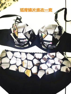 Ночной клуб бар сексуальные ГОГО костюмы черный певец костюм с бахромой линзы