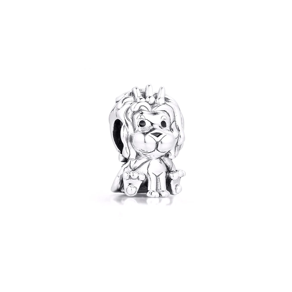 

GPY Wavy Union Jack Lion Charms 925 Original Fit Pandora Bracelet Sterling Silver Beads for Jewelry Making DIY Kralen