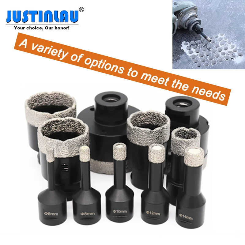 

Алмазное сухое сверло для отверстий M14, резьбовое сверло для фарфоровой плитки, мраморной короны, 1 шт., сверло для отверстий в плитке, гранит...