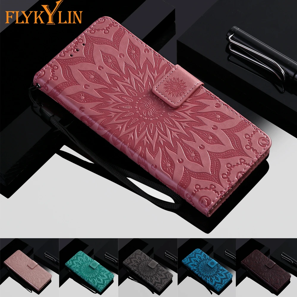 Magnetic Leather Case for Huawei Honor 9A 9S 9C 8S 8A 8C Case 3D Sun Flower Flip Cover Huawei Honor 30 Honor30 Pro+ Phone Cases