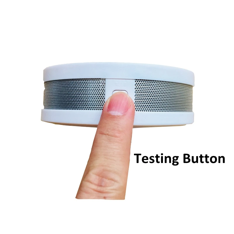 2 в 1 ЖК-дисплей Дисплей угарного газа и дыма Комбинированный Детектор Батарея