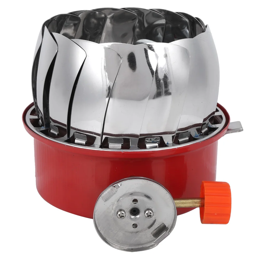 

Outdoor Windproof Lotos Long Gas Tank Casette Stove For Camping Barbecue Has The Effect Of Windproof And Heat Collection