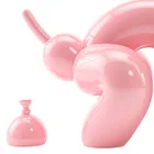 Плакат с изображением воздушного шара собаки, настенный Декор ванной комнаты, картина для украшения дома