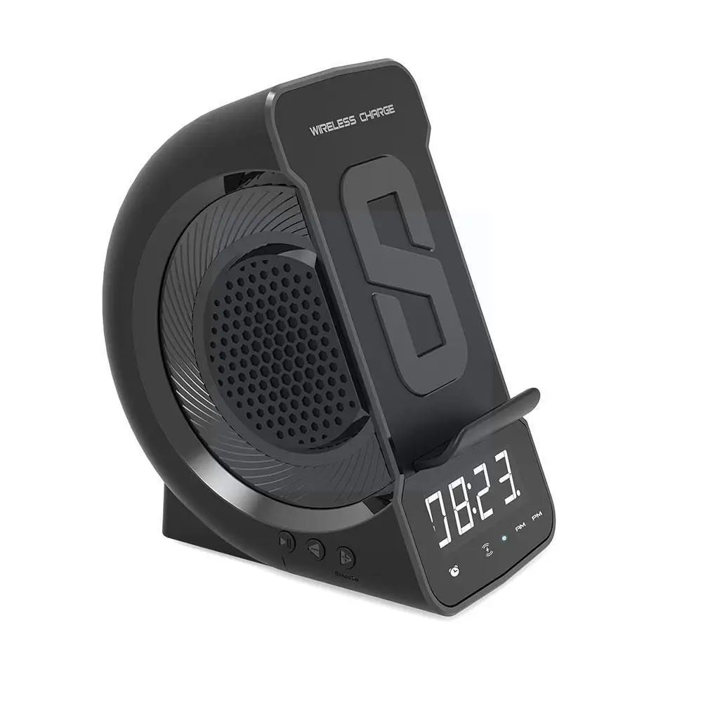 

Новинка 2021, креативная Беспроводная зарядка, Bluetooth-динамик, часы, будильник, Bluetooth-динамик L9S9