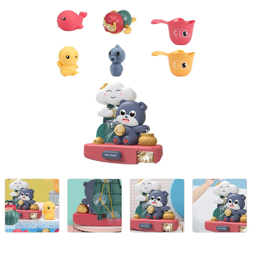 

1 Set Bath Toddler Bathtub Waterfall Fill with Suction Cup Fun Plaything