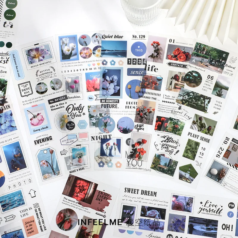 

Ретро наклейки для фотографий домашних животных в стиле ретро для скрапбукинга журнала рукоделия DIY альбома для телефона Декоративные Канц...