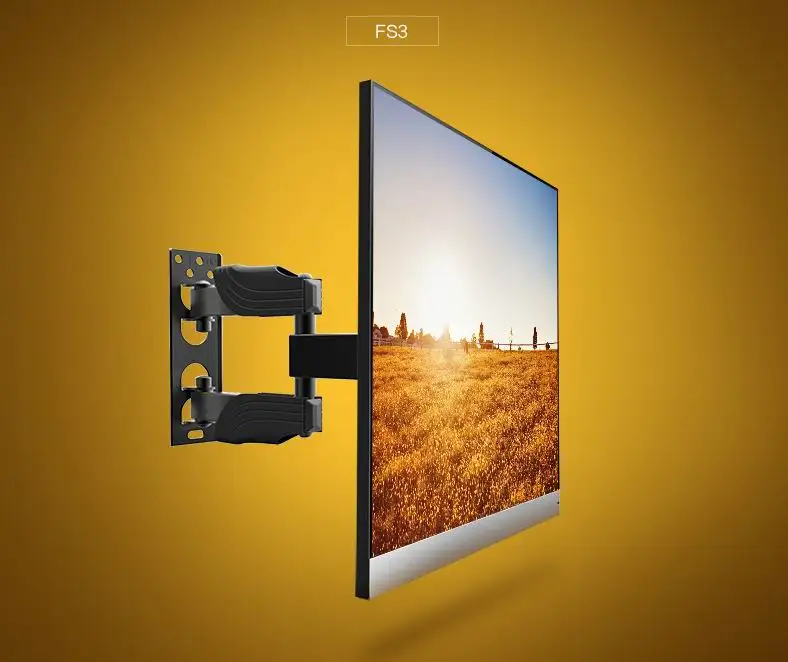 Настенное крепление для телевизора шарнирный кронштейн с полным движением