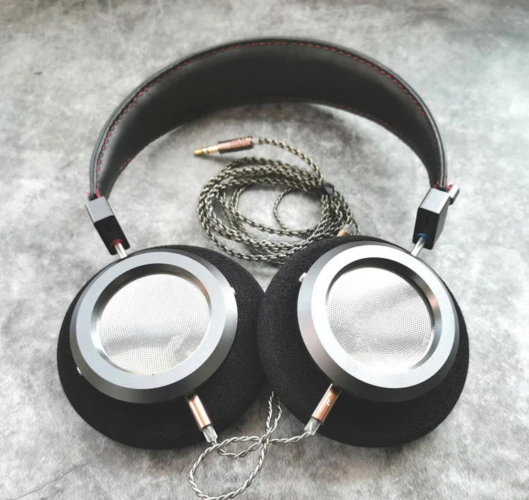 Высококлассные DIY пользовательские hifi термометр наушники открытый тип 40 мм большой блок подвижное кольцо женские ядовитые наушники