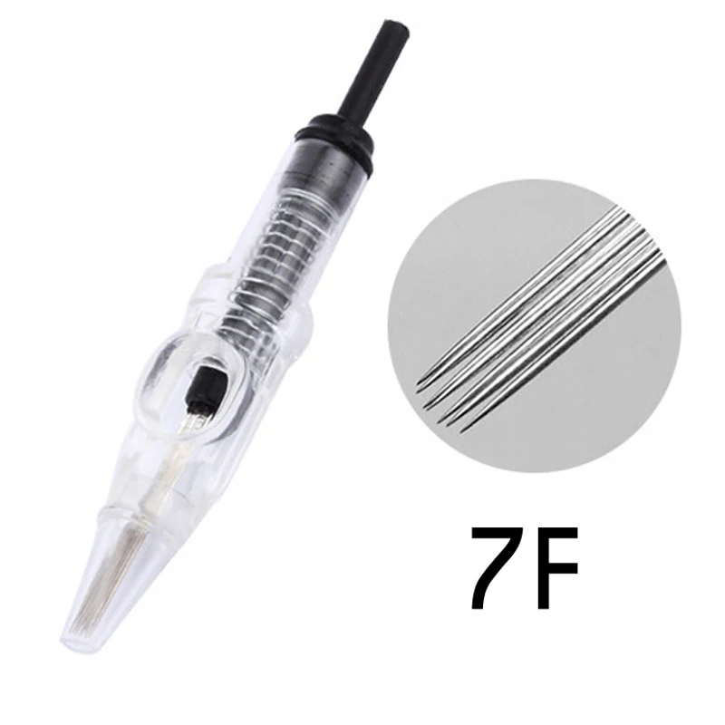 30 шт одноразовые иглы татуировки перманентный макияж картридж наконечники для