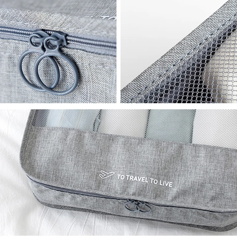 7 шт. Набор органайзеров для багажа путешествий сумка хранения одежды