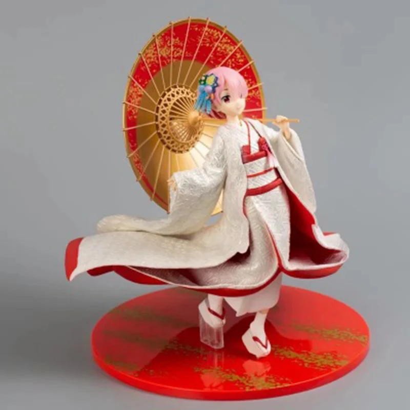 

Anime Re:Life In A Different World From Zero Ram Action Figure Maid Arab Bunny Girl PVC Collection Model Dolls Toys for Gifts