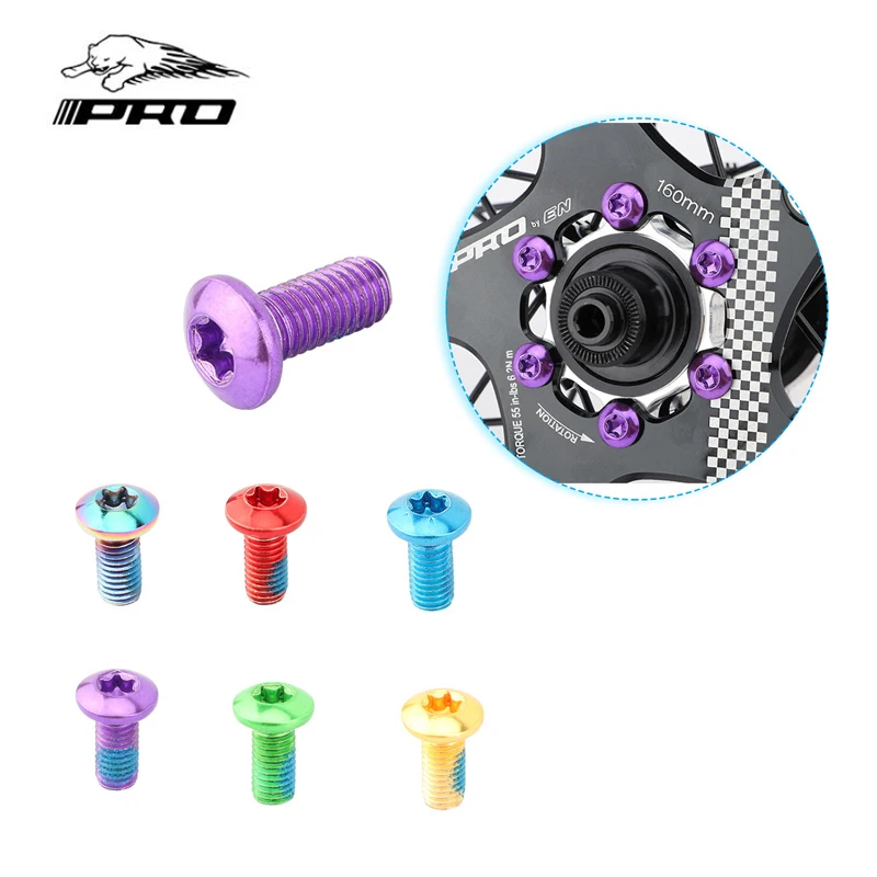 Разноцветные тормозные винты IIIPRO T25 для дисков сплавы подходят 160 мм 180