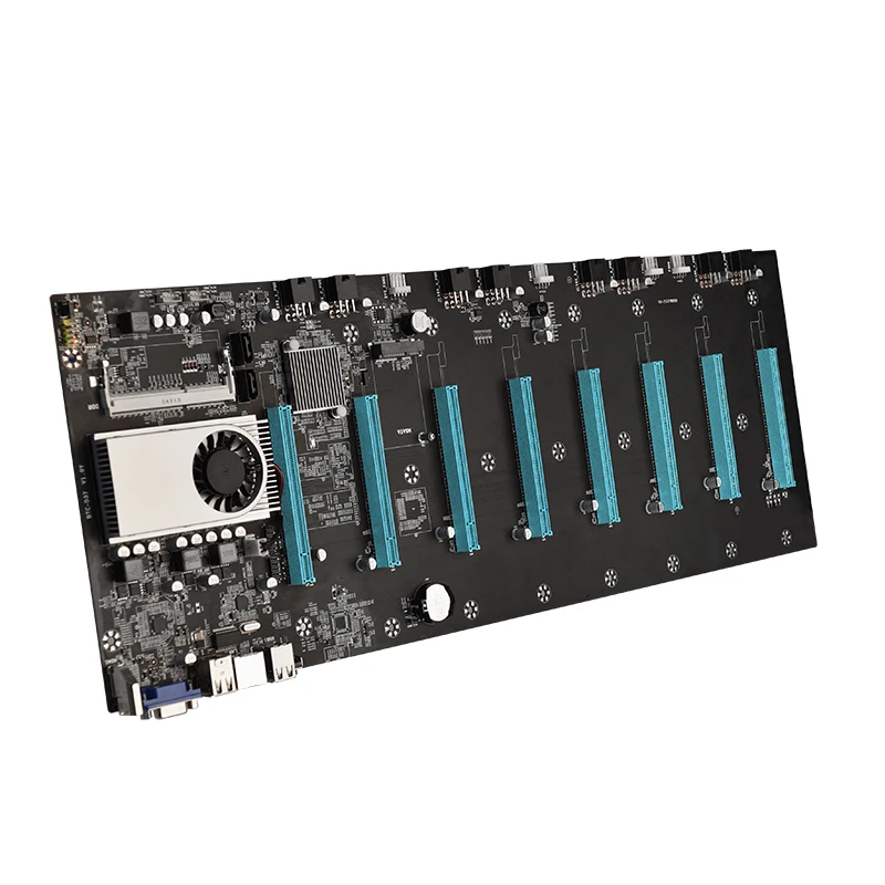 BTC-S37 материнская плата для майнинга без запасов 8 pcie 16X видеокарта SODIMM DDR3 SATA3.0