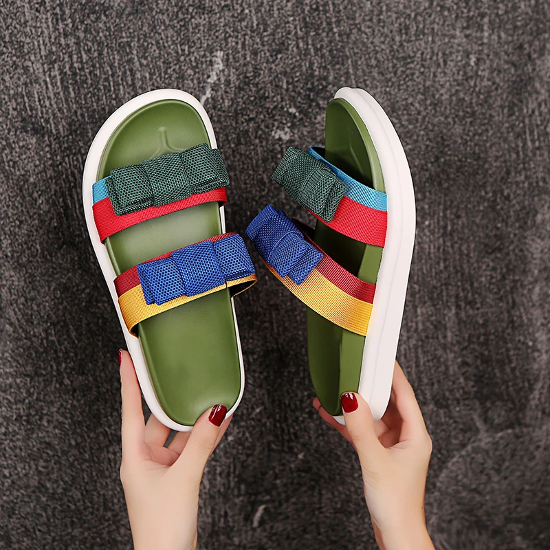 Summer Sell Well Sandals T Word Slipper Outdoor Leisure Shoes For Women Fashion Beach Slippers | Обувь
