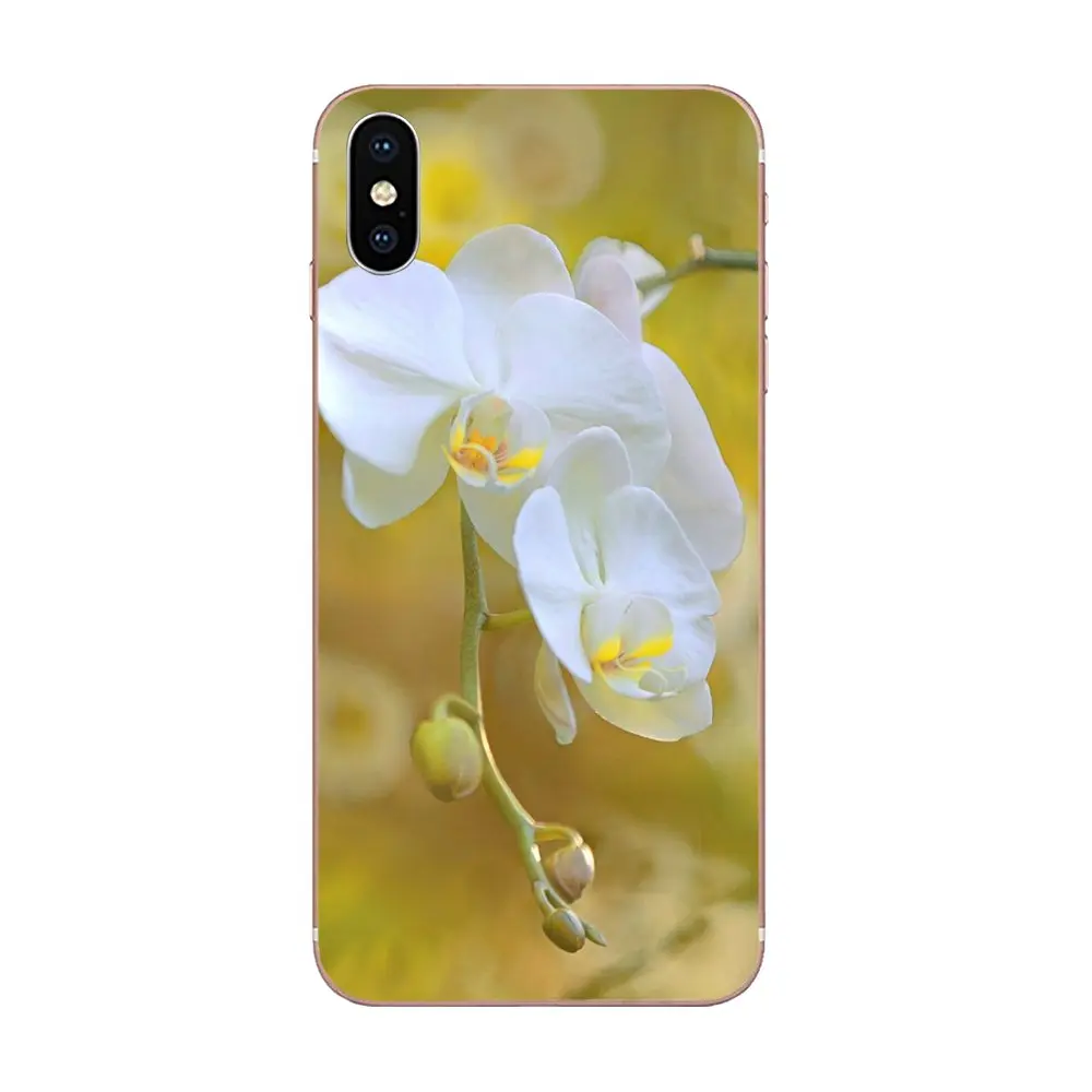 Flower White Orchid Diy Soft Cases Capa For Galaxy Alpha Note 10 Pro A10 A20 A20E A30 A40 A50 A60 A70 A80 A90 M10 M20 M30 M40 | Мобильные