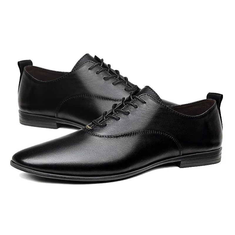 

Fashion Trend Shoes Men Casual Mens Leather Shoe Man Dress Genuine Men's For Causal Sneakers Black Sneaker