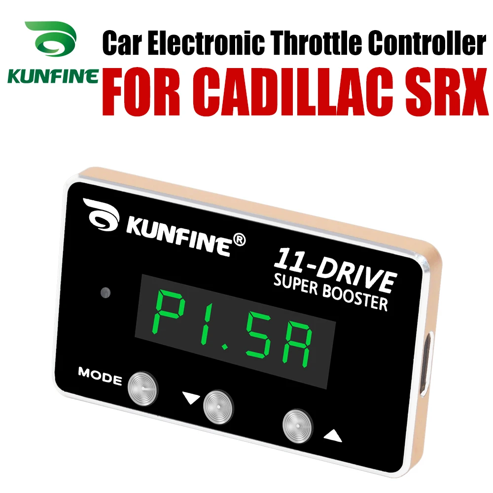 

KUNFINE Car Electronic Throttle Controller Racing Accelerator Potent Booster For CADILLAC SRX Tuning Parts 11 Drive