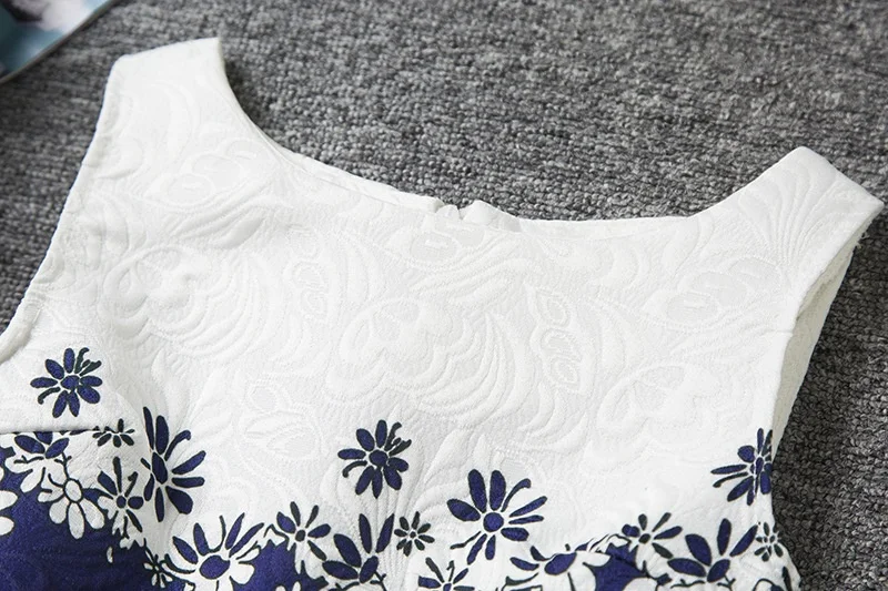 Girl Dress 2018 Summer Style Sleeveless Printed Kid Dresses Girls Clothes Party Princess Vestidos Nina 6 7 8 year birthday | Детская