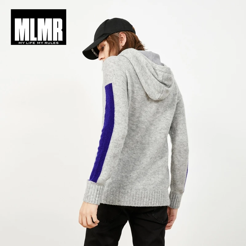 Мужской шерстяной свитер с капюшоном JackJones пуловер 218425524 | Мужская одежда