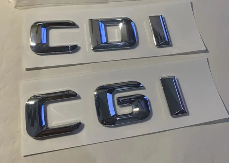 1X ABS хром CDI CGI пластиковый автомобильный багажник задние буквы значок эмблема
