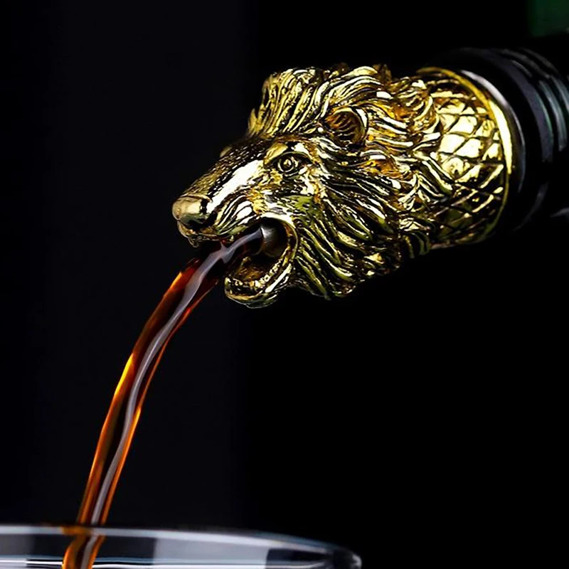 1 шт. домашний винная пробка цинковый сплав Животные головка разливщик вина