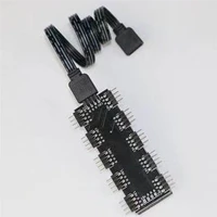pc mod motherboard 12v 4 pin aura rgb fan light belt hub socket concentrator for asus for msi for gigabyte spare parts