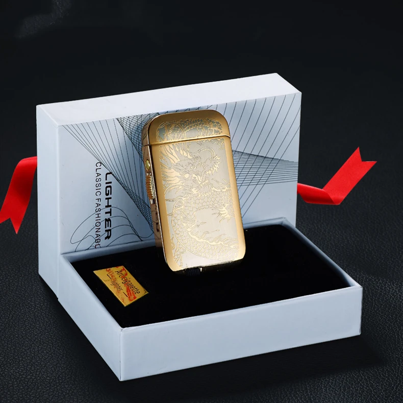 Газовая дуга 2 в 1 Зажигалка заправляемая ветрозащитная электронная USB зарядка