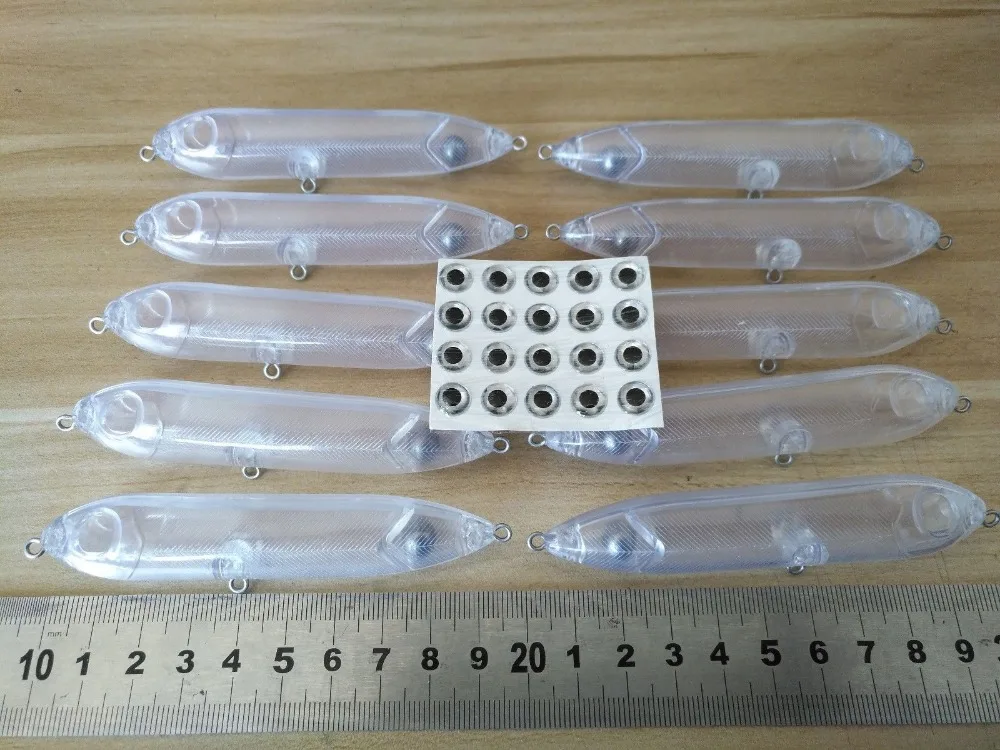 10 шт. неокрашенные приманки для рыбалки 4 дюйма 7/16 унций Пустые JSE224 | Спорт и