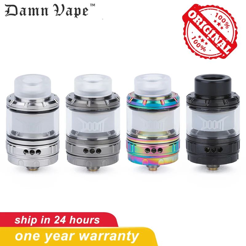 Оригинальный чертов Vape DOOM Mesh RTA 4 мл vape tank 810 капельный наконечник 510 нить атомайзер