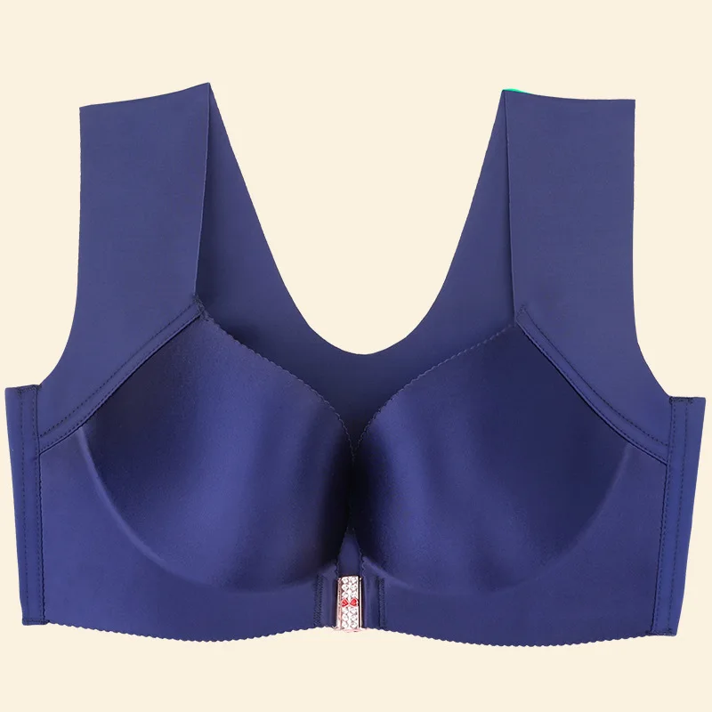 Yollb бюстгальтер с пряжкой спереди женский без следа тонкий разрез Большой Грудь