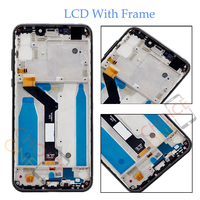 

5.86" LCD For Motorola Moto P30 Play LCD Display XT1941 Touch Screen Capacitive Digitizer Assembly For moto one p30 play Replace