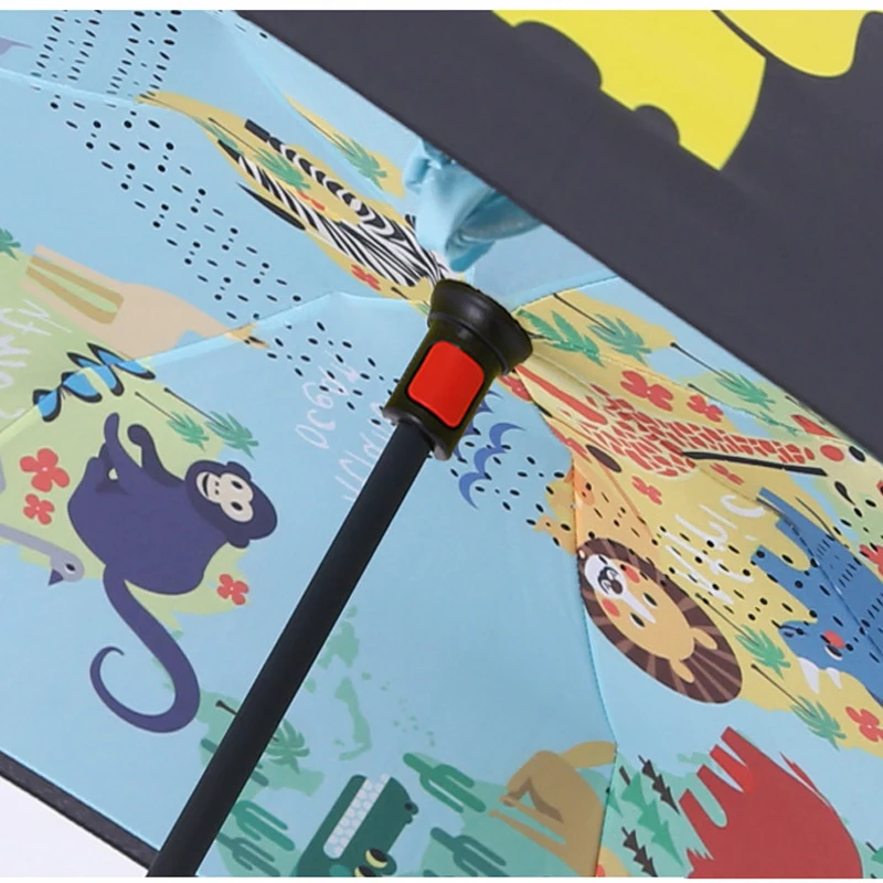 Скидка только сегодня 190 T нейлоновая ткань складной обратный зонты для детей