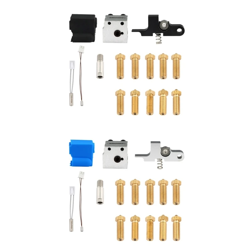 

Комплект экструдера для 3D-принтера, термистора, обогрева, силиконовый рукав, ручка для горла, профессиональный Натяжной рычаг, набор «сдела...