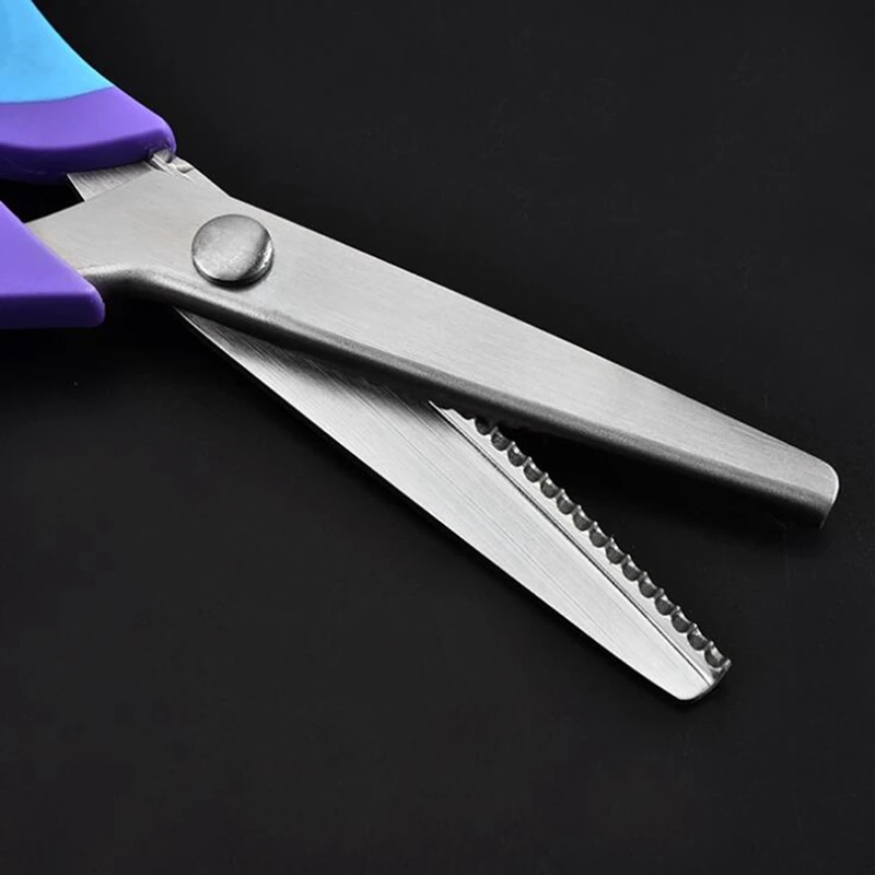 Ножницы для резки зигзаг ножницы портнихи шитья портновские рукоделия из кожи