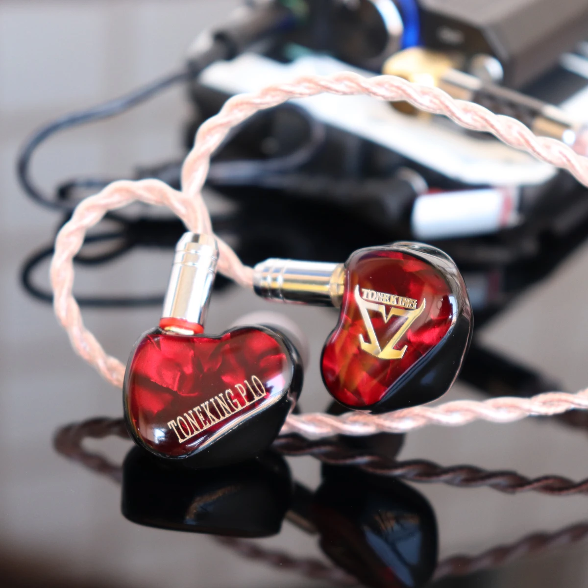 TONEKING P10 10 мм на заказ панель плоская диафрагма драйвер в ухо наушники HiFi DJ монитор