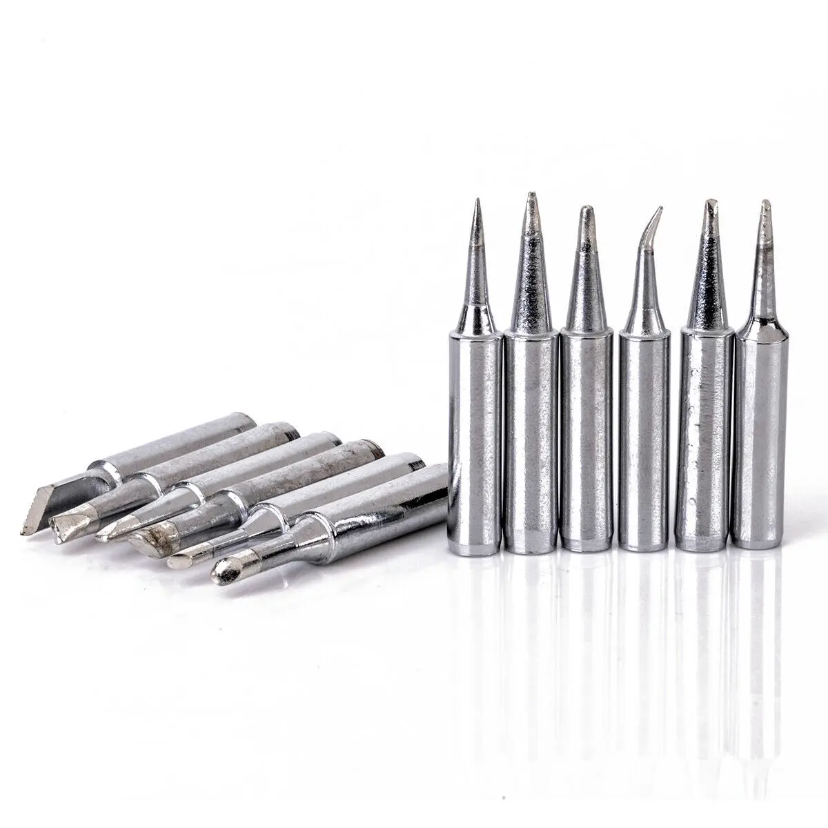 

Soldering Soldering Iron Tips Adapter Sleeve Solder Tool 12pcs 900M-T For Hakko