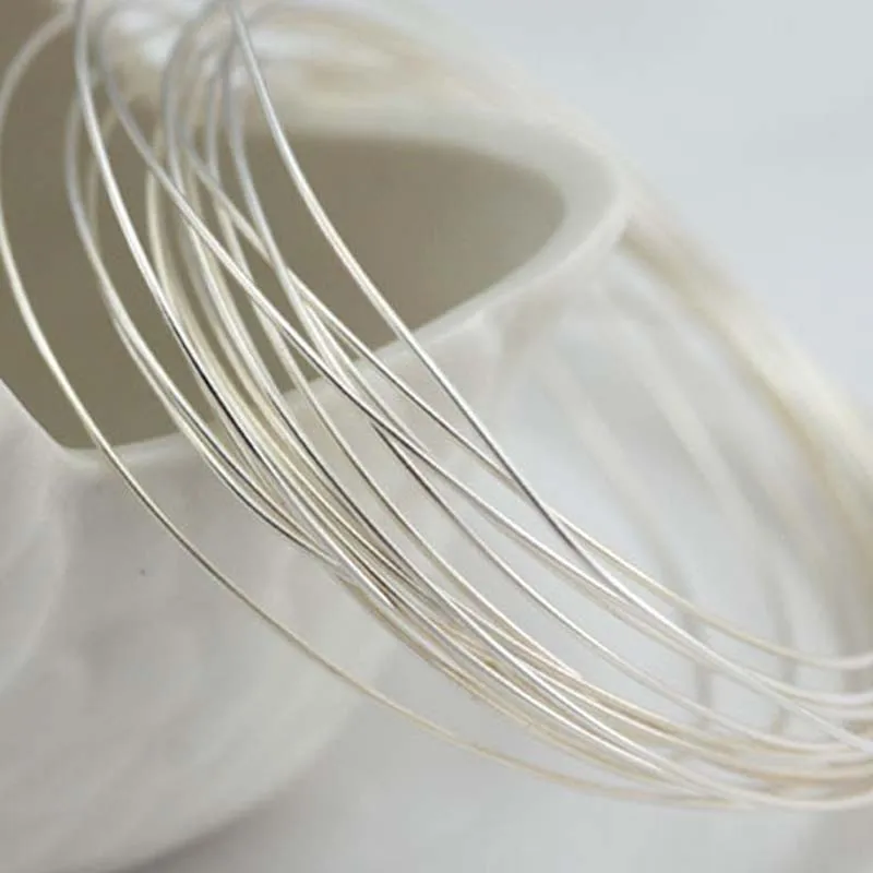 Цепочка из настоящего чистого серебра 925 пробы металлическая Серебряная