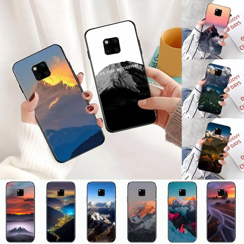 

Alpine landscape travel Phone Case For Huawei honor Mate 10 20 30 40 i 9 8 pro x Lite P smart 2019 nova 5t