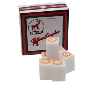 1 box 454g 1lb deer brand refined camphor tabletsblocks moth silverfish avoid translucent pure toilet wardrobe religious use free global shipping