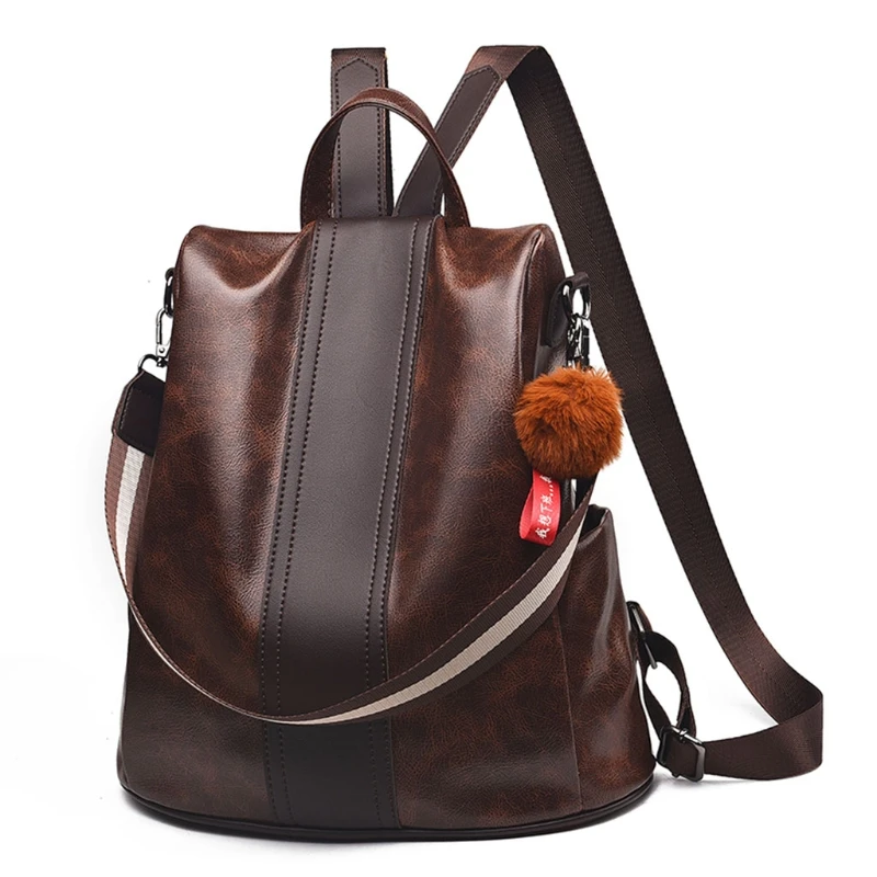 

Women Backpack Purse PU Leather Anti-theft Backpack Casual Satchel Shoulder Bag 20CA