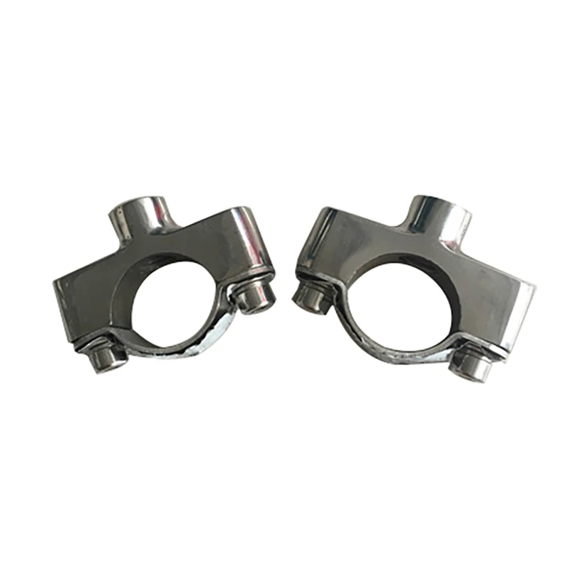 ALCON-для фототехники 1 пара держатель зажима заднего вида мотоцикла из нержавеющей
