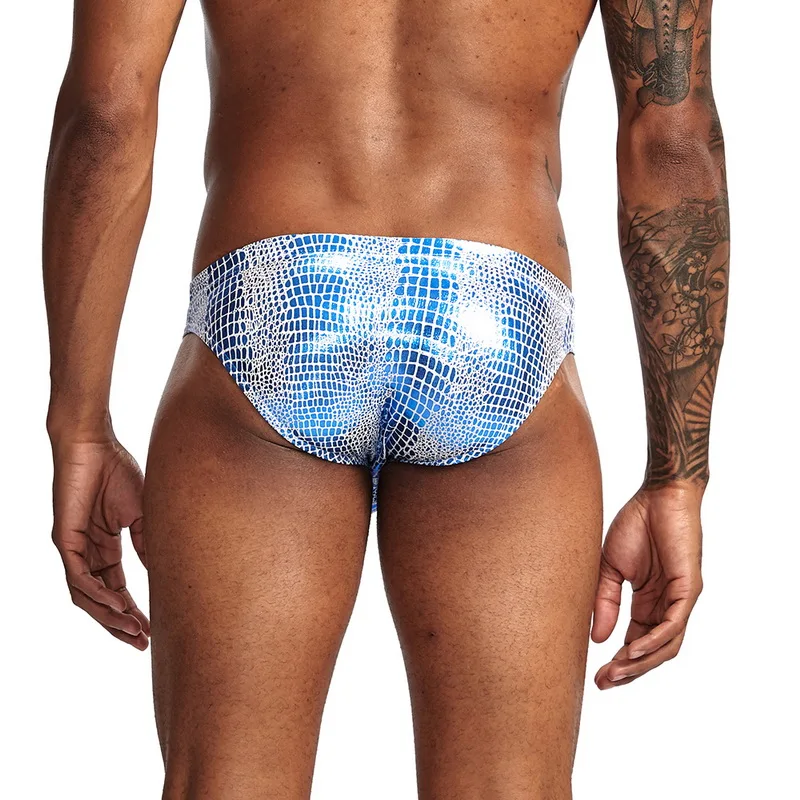 2020 мужские сексуальные яркие змеиная кожа дикие с низкой талией для мужчин гей