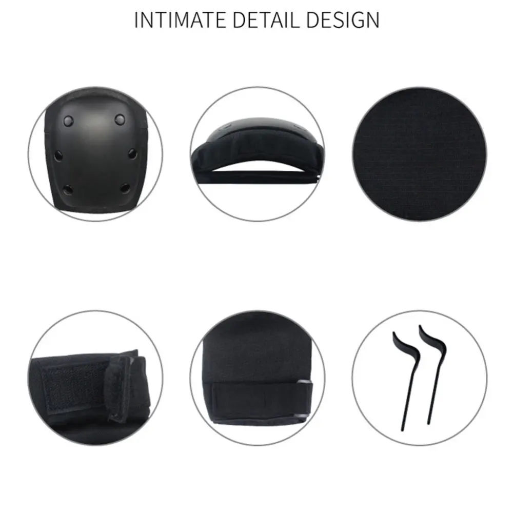 6 шт. принадлежности для защиты при катании на коньках защита локтя наколенник
