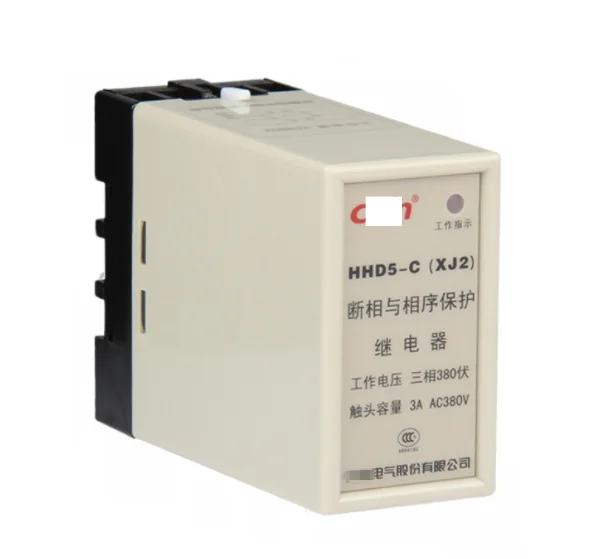 

HHD5-C (XJ2) AC380V phase loss phase sequence protection relay elevator motor protector