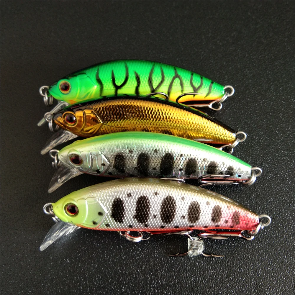 

Swolfy 4 шт. микро-приманка для рыбной ловли 50 мм