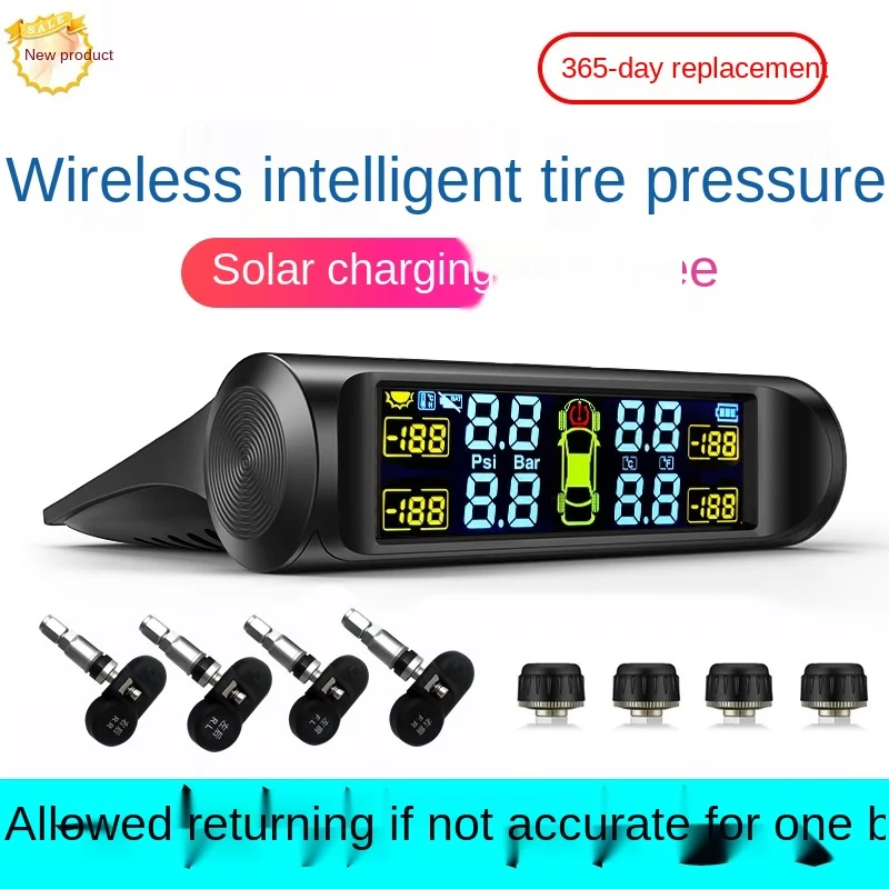 

Беспроводная система контроля давления в шинах с солнечной батареей