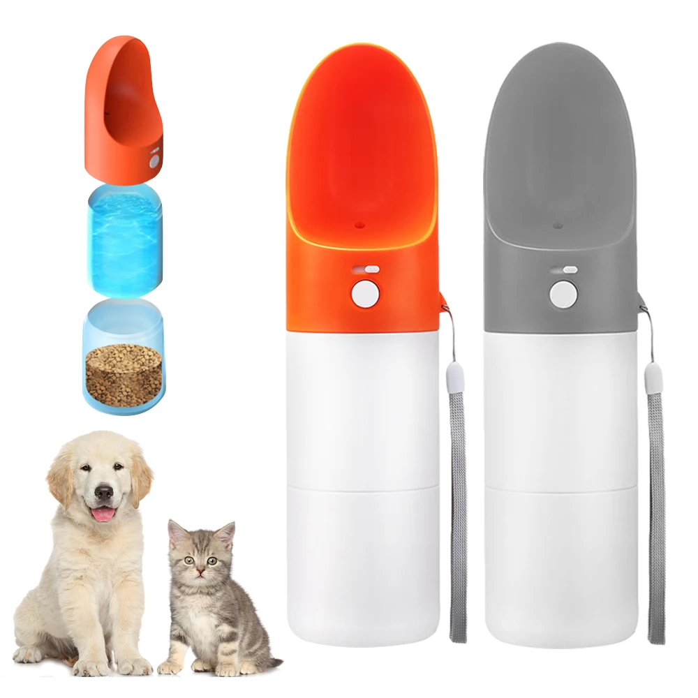 Портативная бутылка для воды домашних животных уличная поилка собак миска питья