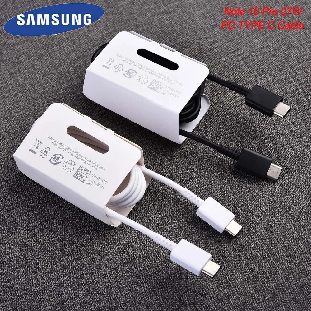 Кабель Samsung Galaxy S20 Plus Note 10 Pro Type C USB 3 0 25 Вт PD к кабель для быстрой зарядки Note10 Ultra 1